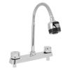 RV Kitchen Faucet with Flexible Arc 360 Degree Rotatable Dual Function Sprayer for Motorhomes Travel