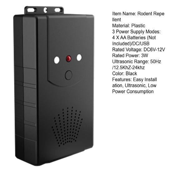 Прочная компактная мышь, отталкивающая ультразвуковая волна, избавление от мышей