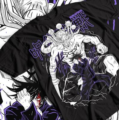 Футболка Jujutsu Kaisen Мегуми, Футболка Itadori Yuji, Хоррор-футболка Gojo Satoru, Панда