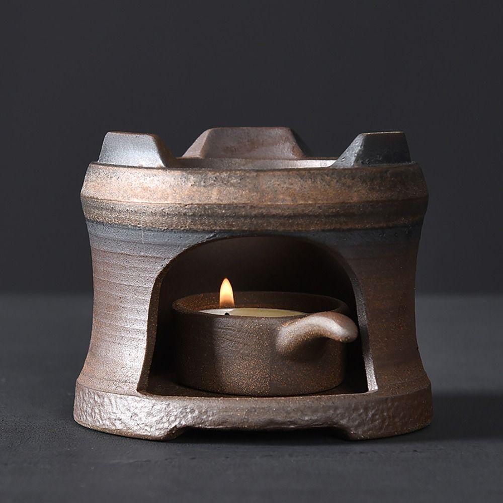 Керамическая чайная плита, керамическое основание для подогрева чая, креативный подогреватель чайника