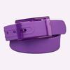 Unisex Silicone Belt with Plastic Buckle - Metal-Free and Security-Friendly In Candy Colors