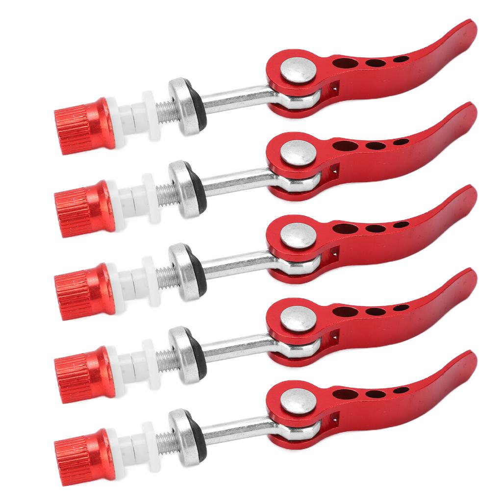 5 шт. Зажимы подседельного штыря Быстросъемные Алюминиевый сплав Прочный Зажим для велосипедной трубы Фиксированная передача для Универсальных велосипедов