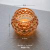 Nordic Glass Candlestick - Elegant Tea Light Holder for Weddings & Home Decor
