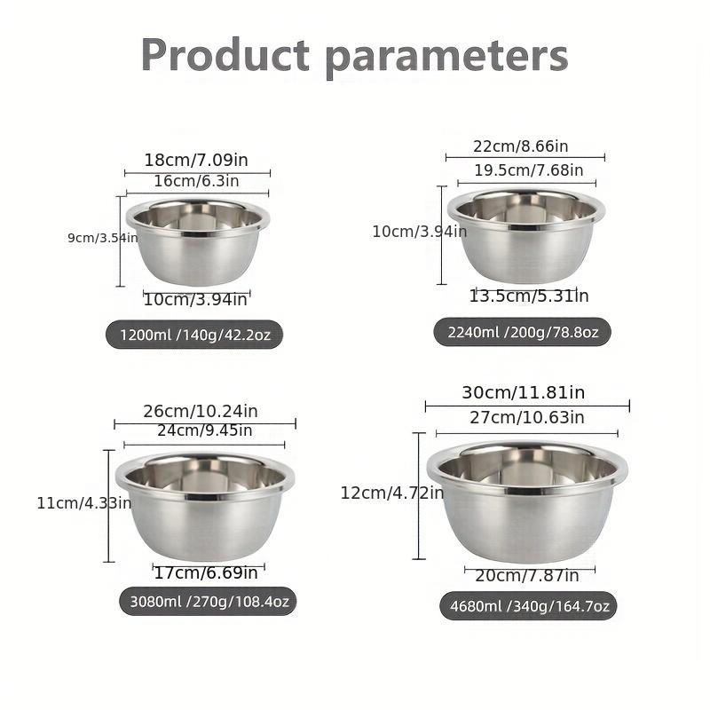 KEMORELA Large Stainless Steel Dog Bowls Metal Premium Bowl for Pets Sturdy and Durable Thick Smooth Metal Food and Water Dishes