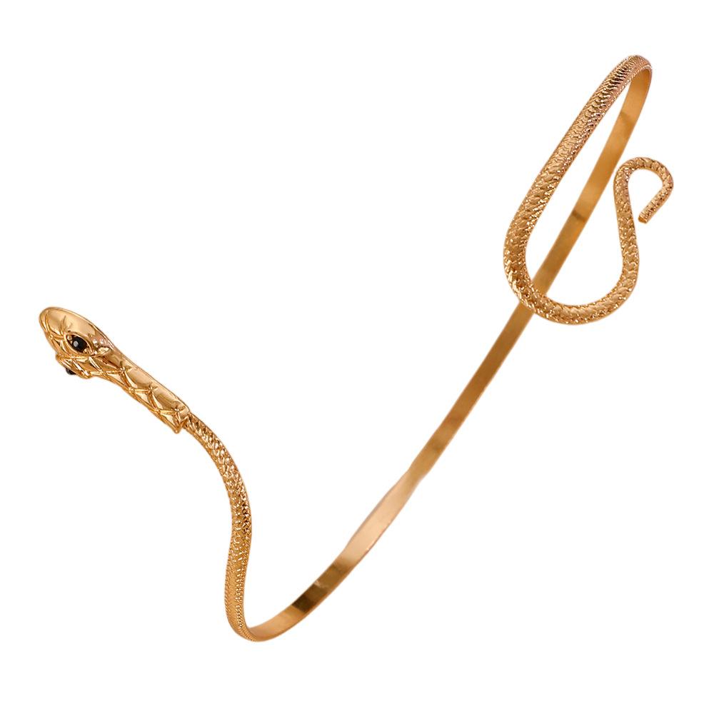 Европейский и американский дизайн в форме змеи, открытая шейная цепочка, женское колье в форме змеи, персонализированное трендовое колье