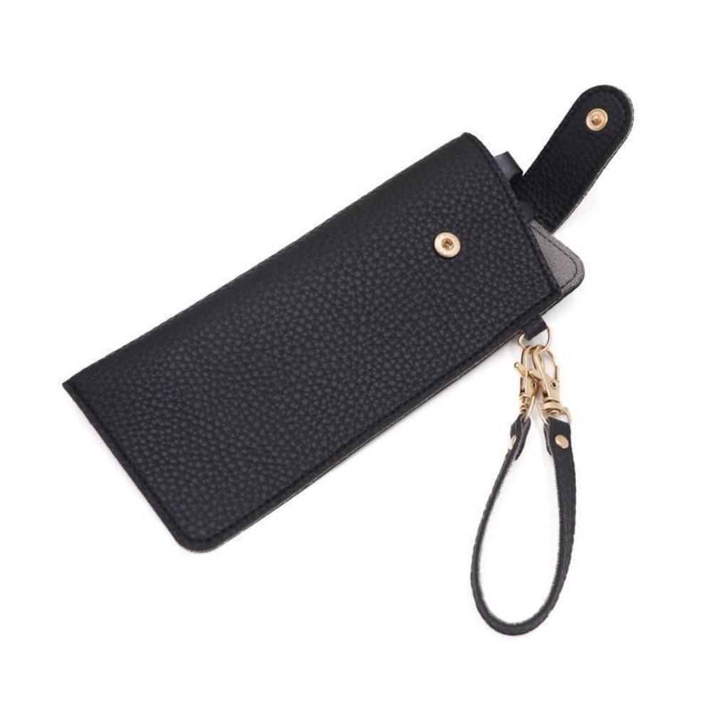 With Lanyard Glasses Storage Bag Leather Rope Sunglasses Eyeglass Bag  Outdoor