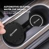 For Hyundai Silicone Car Coaster Water Cup Bottle Non Slip Pad Anti-Slip Mat GDi N Line i10 Azera Genesis G70 G80 G90 Accent mv3