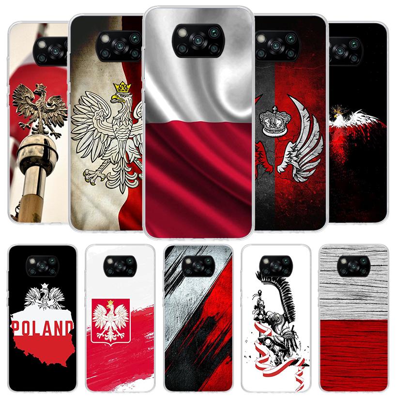 Poland Flag Cover Phone Case For Xiaomi Poco F7 Ultra X7 X6 X5 Pro M7 Redmi 15C 15 13C 13 12C 12 10C 10 9A 9C 9T 9 Shell Poco X7