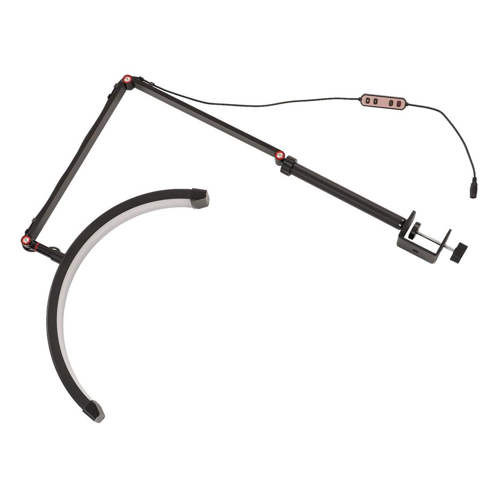 Half Moon Fill Light 360 Degrees  Rotation Brightness Color Temperature Adjustable LED Fill Lamp 110?240V