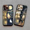 Модный креативный чехол для телефона с изображением призрака для iphone 16 15 14 11 13 12 Pro MAX задняя крышка X XS XR max 7 8 Plus Чехлы матовый корпус