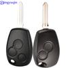 Jingyuqin For Renault Megane Modus Espace Laguna Duster Logan DACIA Sandero Fluence Clio Kangoo 2/3 Button Remote Key Shell Case