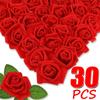 30/5pcs Artificial Rose Flowers Multicolor Foam Fake Roses Flower Bouquets for Valentine's Day Wedding Party Decoration Supplies