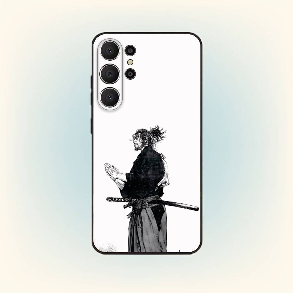 Чехол для телефона Vagabond M-Miyamoto M-Musashi для Samsung S26,S25,24,23,22,30,21,10,9,Ultra,Plus,Lite, Черный Мягкий Чехол