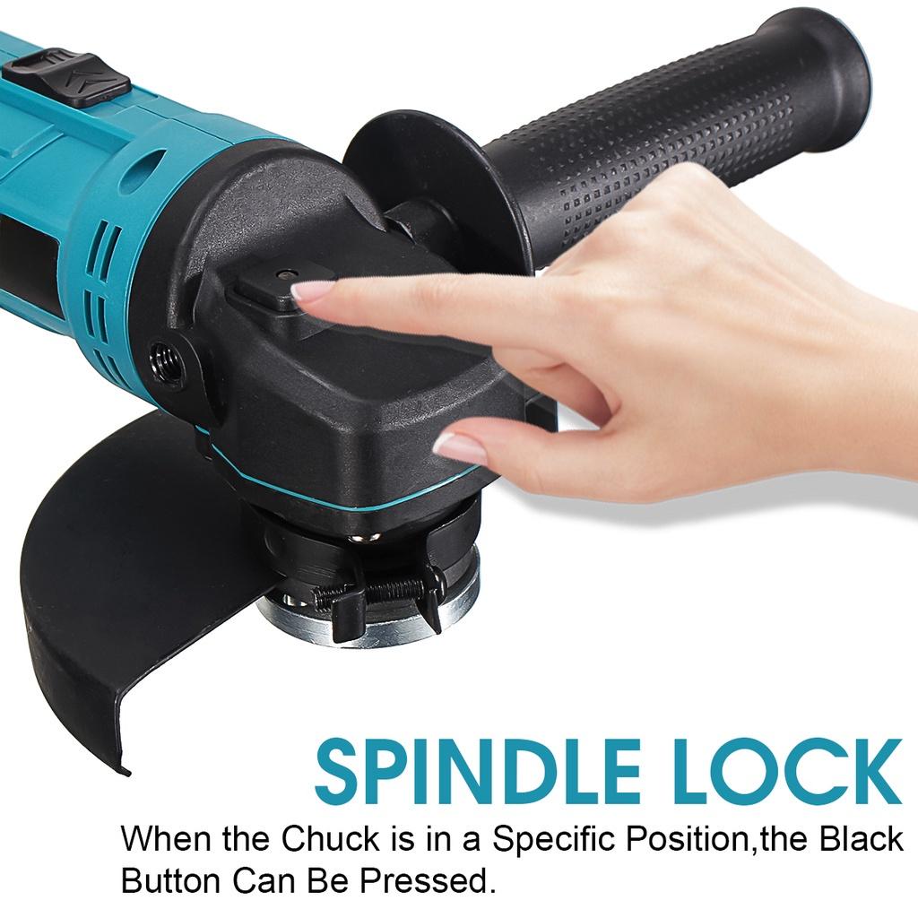 Беспроводная угловая шлифмашина 21 В 11000 об/мин Электрическая полировальная машина для резки с литиевой батареей Электроинструменты для аккумулятора 18 В Новая