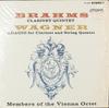 LP Record BRAHMS, WAGNER, MEMBERS OF THE VIEN - Clarinet Quintet & Adagio For Clari CS6234 LONDON 1969 US Classical Used