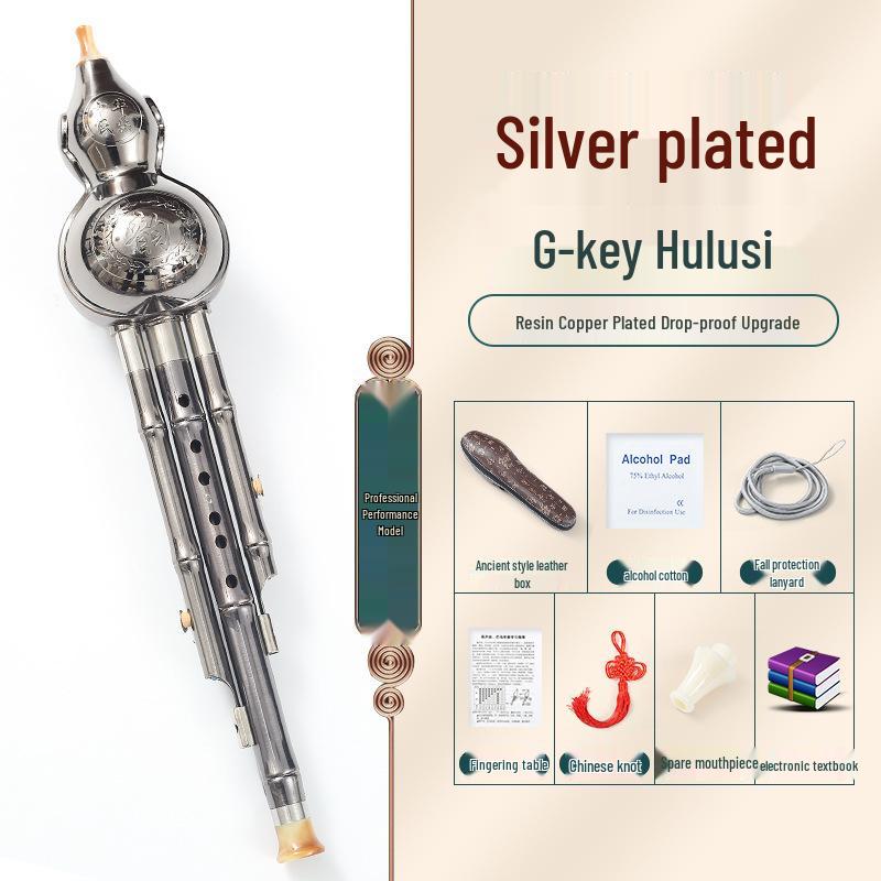 Beginner Hulusi Gourd Flute for Primary School Students - Ethnic B-flat and C Key Musical Instrument