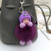 Lady Lovely Girl Bag Pendant Plush Doll Car Key Chain Pendant Mini Sleeping Toy Doll