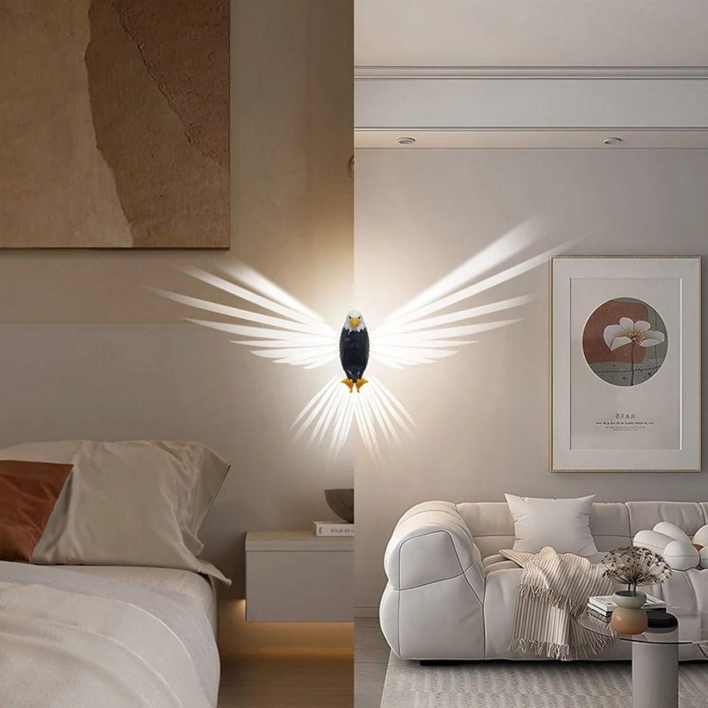 Projector Eagle Light Remote Control Animal  Statue Night Lights  Party Decoration Model