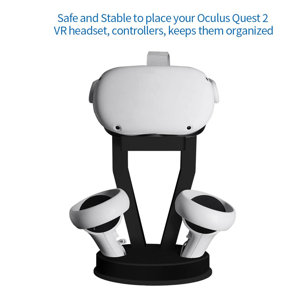 JYS JYS-OC002 Desktop Storage Stand VR Headset Controller Holder Display Rack for Oculus Quest 2