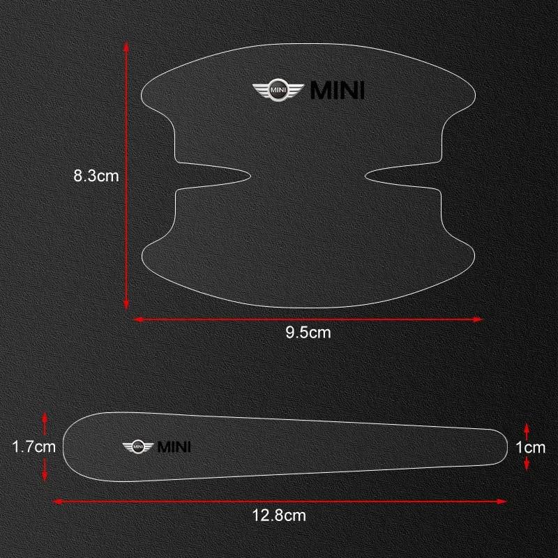 MLKC3 Car Door Handle Bowl Transparent Sticker Anti-collision Protection Strips for BMW Mini Cooper F54 R52 R56 F55 F56 F57 F60 R50
