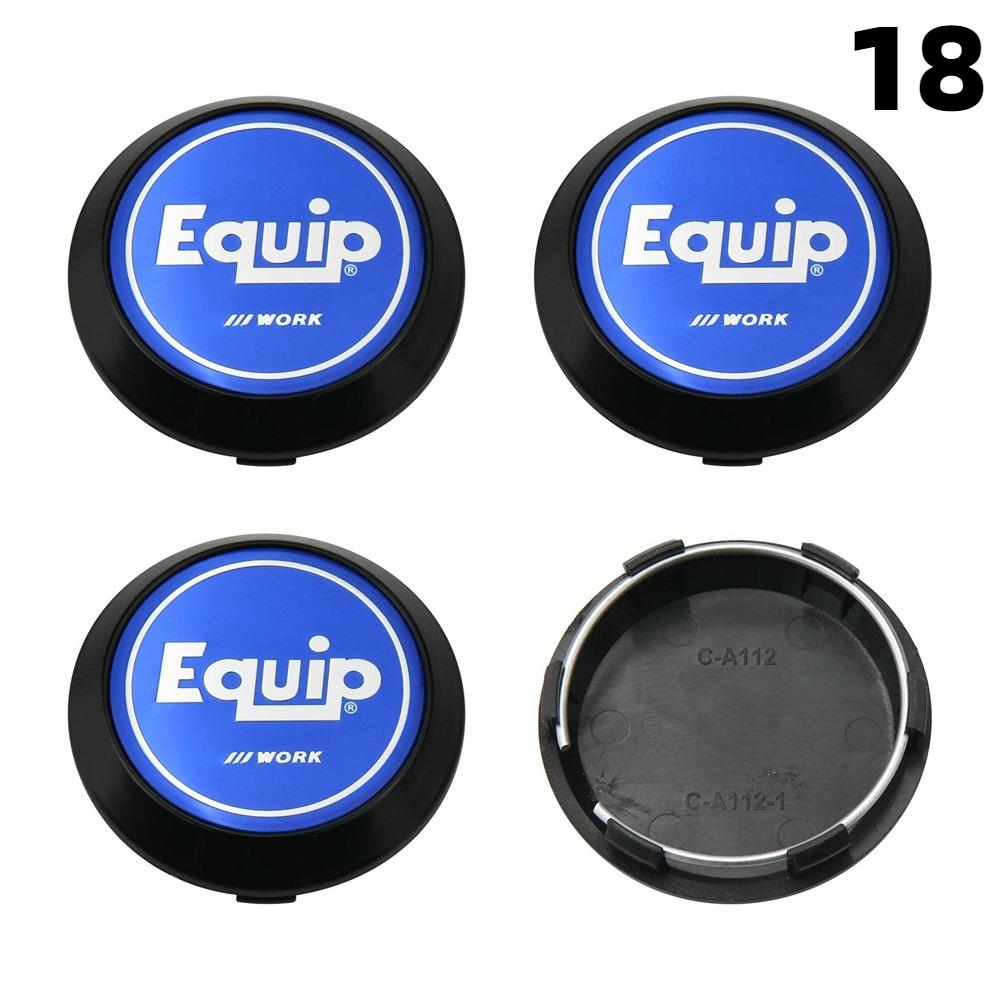 4PCS New 64MM OD / 60MM ID Cap For Rims WORK EMOTION EQUIP MEISTER VS Logo Wheel Center Cap Sport Car Wheel Cover Hub caps