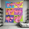 Pink Panther Threepiece Set 1 Duvet Cover 2 Pillowcase Without Core Bedding Set Duvet Cover And Pillowcase Christmas Birthday Gift