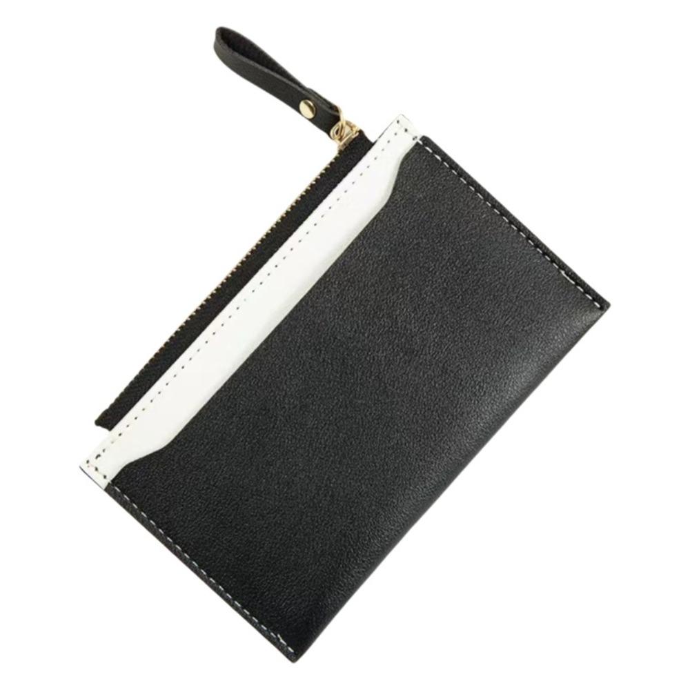 Portable PU Leather Women Coin Wallet Multi-card Slot Waterproof Card Bag Ultra-Thin Short Wallet Daily Use