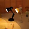 Mini LED Night Reading Book Light Foldable Table Lamp Dormitory Bedroom Creative Bedhead Lights Home Decorations Doll House Lamp
