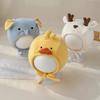Cartoon Animals Kid Ear Protection Hat Soft Baby Winter Plush Hats  For 8-18 Months