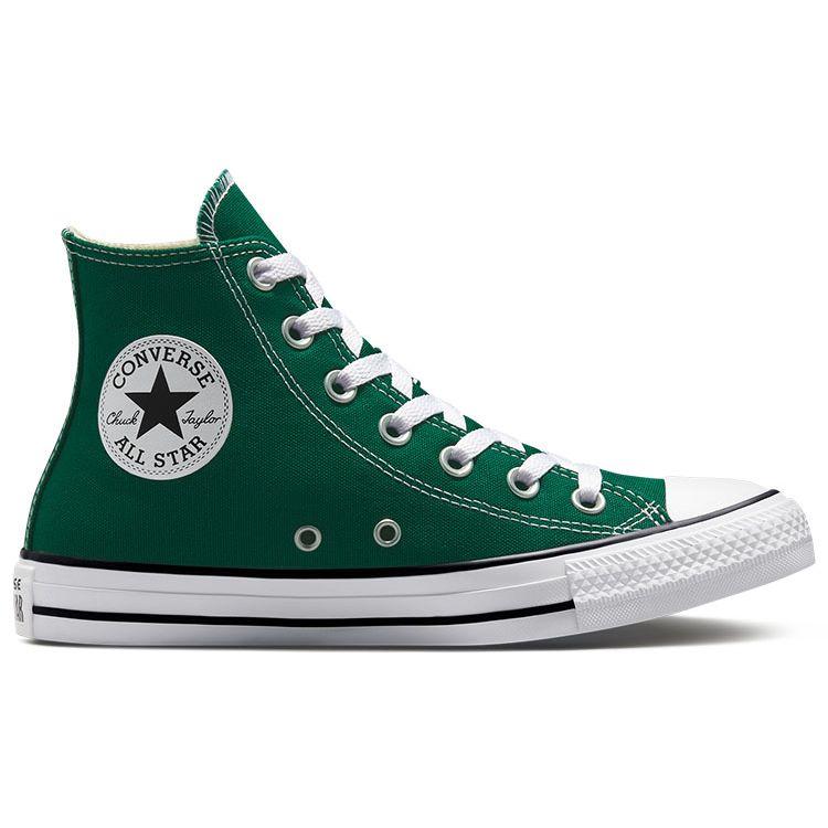 Converse Кеды Chuck Taylor All Star High Midnight Clover Green White A00785C Унисекс Высокие Канвас
