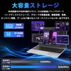 Laptop with MS Office Windows 11 IPS Quiet Celeron J4105 8GB DDR4 512GB Mute Japanese Keyboard with Dual USB and SSD Thin and Lightweight 14-inch