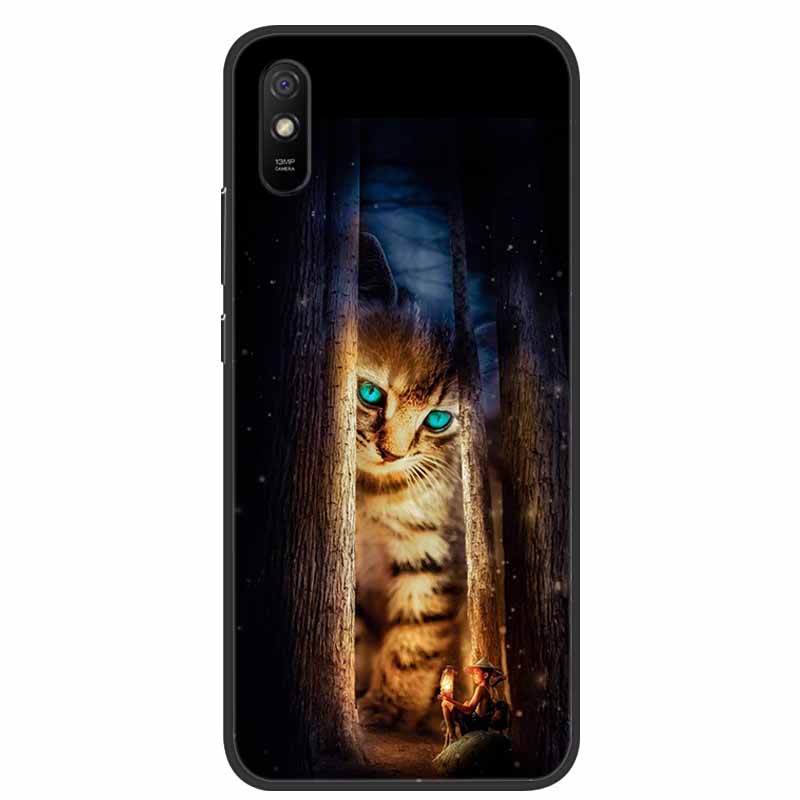 Чехол для Xiaomi Redmi 9A Redmi 9AT Ударопрочный Мягкий силикон ТПУ Задняя крышка Для Redmi 9i 9A Спортивные чехлы для телефона 9AT Милый мультяшный
