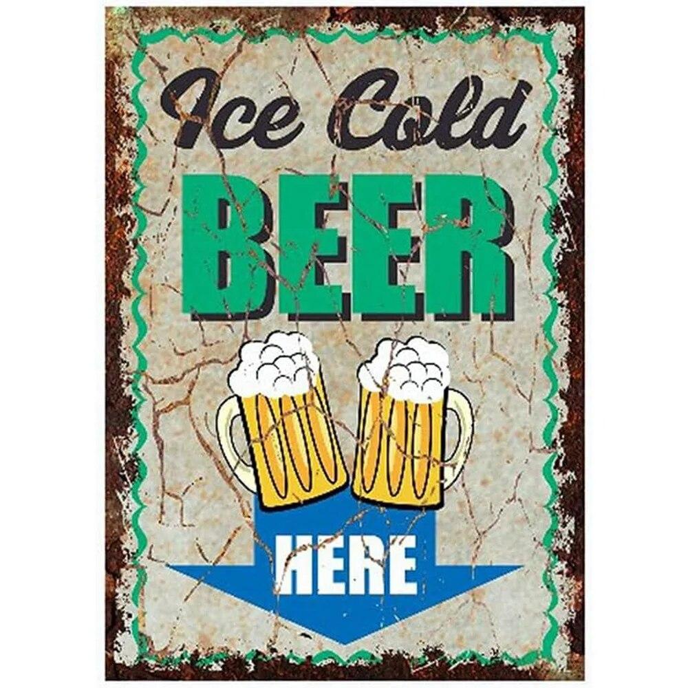 Cheers A Beer Free Beer Tomorrow Metal Tin Signs Posters Plate Wall Decor for Man Cave Bars Cafe Clubs Retro Posters Plaque