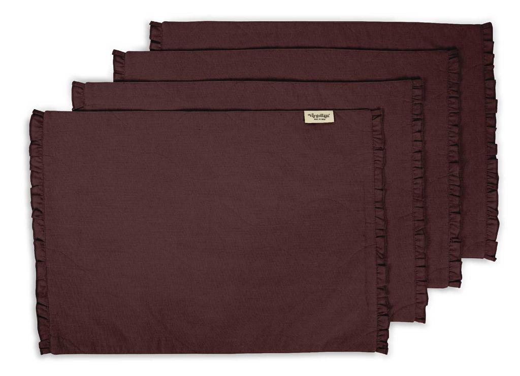 Vargottam Черный домашний декор, двусторонний декор стола, оборки, салфетки, двусторонний обеденный коврик-набор