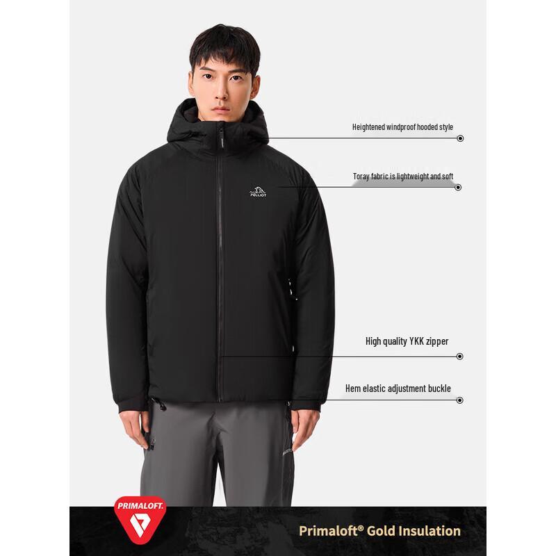PELLIOT Мужская альпинистская куртка с капюшоном Primaloft Gold