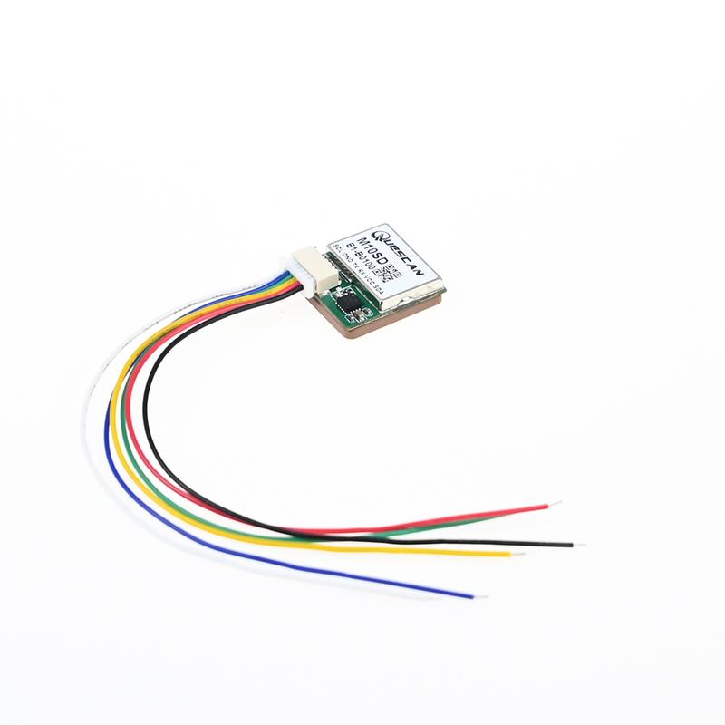 QUESCAN 18 мм Модуль GPS для дрона FPV M10 с компасом для RC самолета Betaflight Pixhawk ArduPilot INAV GPS Galileo GLONASS BeiDou