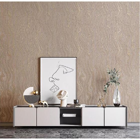 Золотые деревянные полосы для поклейки обоев Хаки Съемные обои Самоклеящиеся 3D Контактная бумага Обои Виниловые Современные обои для ванной комнаты