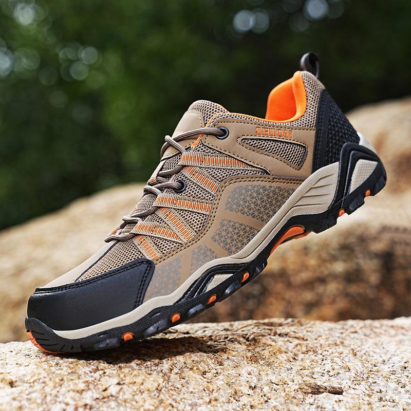 Четыре сезона Низкий верх Уличная обувь для хайкинга Большой размер Модная спортивная обувь для бега Мужская Нескользящая Дышащая Повседневная обувь