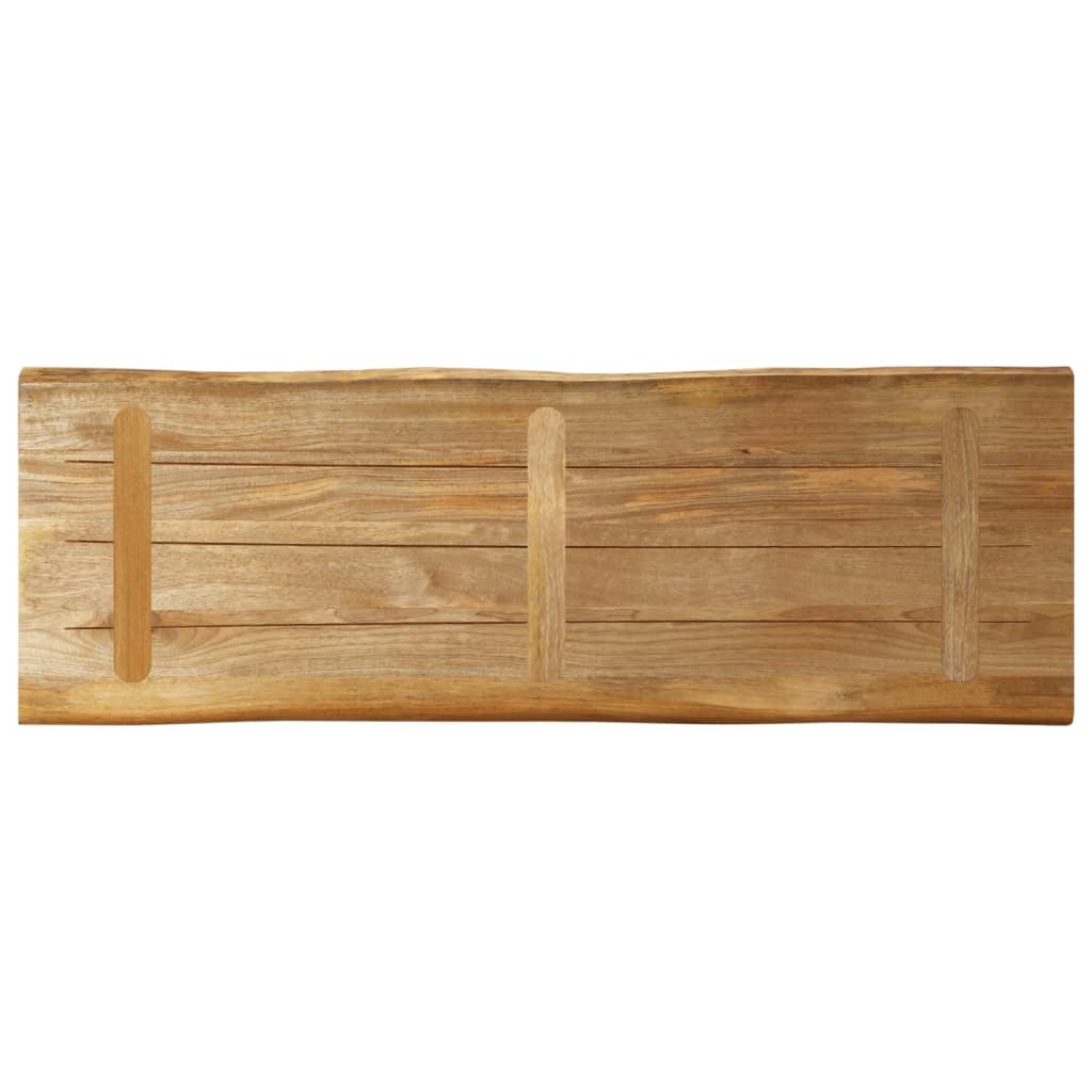 Vidaxl Blat Stołu Z Naturalną Krawędzią, 140X40X3,8 Cm, Drewno Mango
