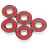 5 шт. Красные шарикоподшипники Abec-5 608-Rs для скейтборда 8X22X7 мм