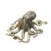 Латунные украшения дома в виде осьминога, антикварные медные фигурки животных, миниатюрные настольные украшения, аксессуары, креативный стол, чай, домашние животные, ремесло