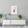 Art 420mm x Wall Wooden Stylish Interior Giraffe Panel, Painting, Decoration, igsticker, 297mm, A3, Photo, Hanging, Frame, Decor, 020027, Animal,