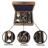 Nautical Gift Set Compass Sand Timer Hourglass With Wooden Box Marine Set