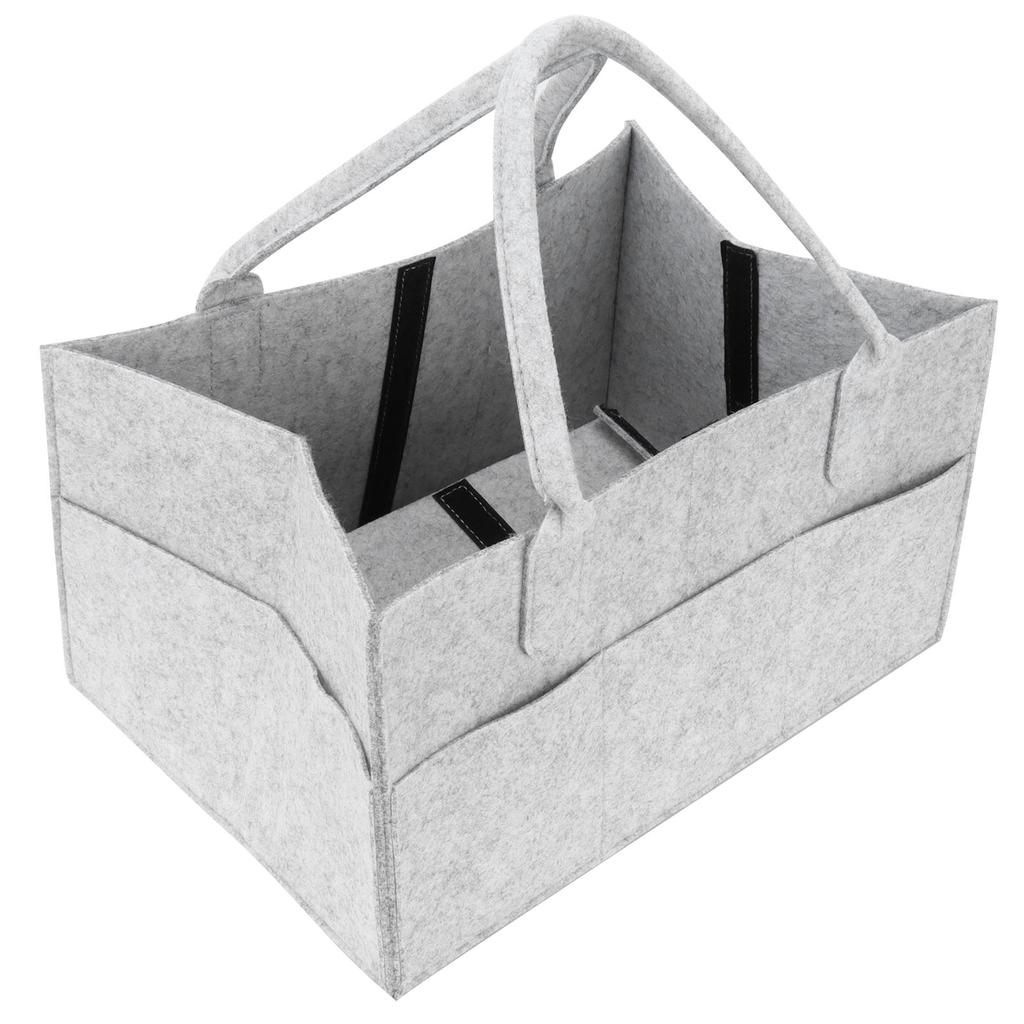 Детский органайзер для подгузников, войлочная дорожная сумка для хранения, портативная большая сумка-держатель для детской одежды Spar