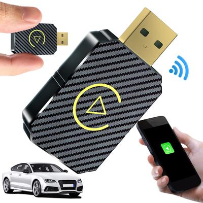 Проводной на беспроводной адаптер Carplay и Android Auto Автоматическое подключение USB Plug and Play для штатных автомобилей с проводным Carplay Android Auto