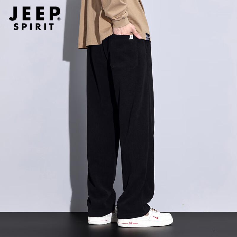 JEEP SPIRIT Мужские вельветовые повседневные брюки прямого кроя