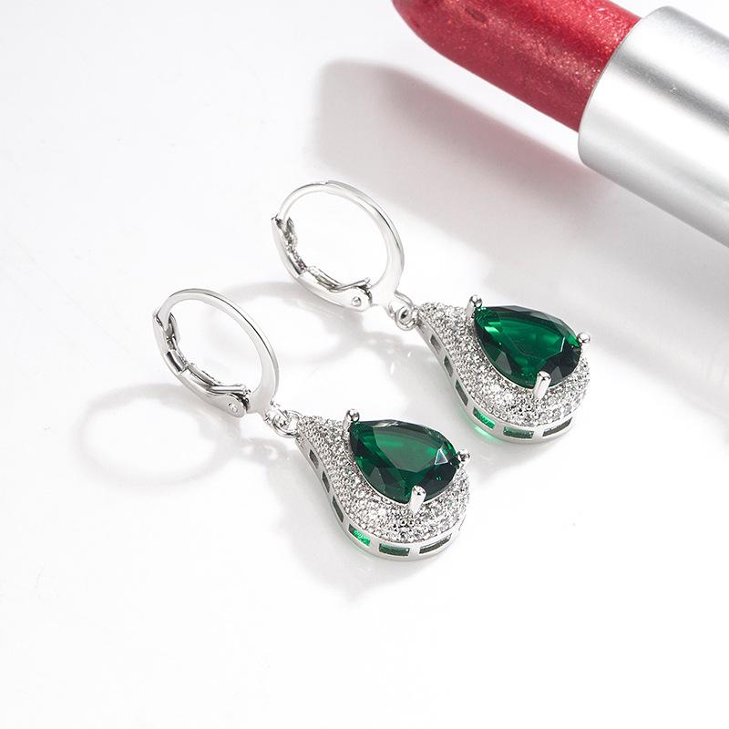 Lindon Copper Alloy Zircon Earrings Drop Earrings For Women Wedding Party Gifts