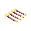 Set of 4 XT30 to XT60 Male-Female Adapter Cables | 16AWG Wire, 5cm | For LiPo Battery, RC Vehicles, Drones, Helicopters