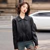 Короткая кожаная куртка женская новая весна и осень крутой стиль Са ретро мода темперамент повседневная кожаная куртка топ