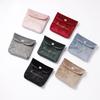 Small Travel Packing Earphone Card Lipstic Organizer Bag Pouch Embroidered Letter USB Cable Cosmetic Sanitary Napkin Storage Bag